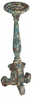 подсвечник состаренный фигурный голубой relic collection, 61 см в Нижнем Тагиле