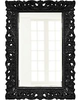 зеркало прямоугольное настенное черное гэрри gloss black в Нижнем Тагиле