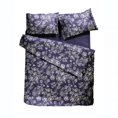 комплект постельного белья decoflux сатин евро peony indigo в Нижнем Тагиле