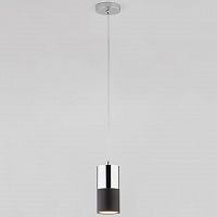 подвесной светильник eurosvet mini topper 50146/1 хром/черный в Нижнем Тагиле