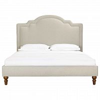 кровать двуспальная 120х200 бежевая cassis upholstered в Нижнем Тагиле