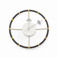 часы steering wheel настенные черный+желтый/black+yellow в Нижнем Тагиле