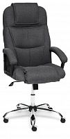 компьютерное кресло tetchair бергамо (крестовина хром, обивка ткань) для руководителя в Нижнем Тагиле
