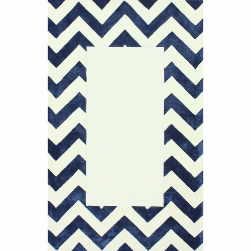 ковер zig zag синий с квадратом 120х180 в Нижнем Тагиле