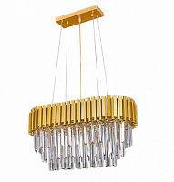 люстра emerald l66 латунь, прозрачное стекло в Нижнем Тагиле