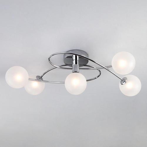 потолочная люстра eurosvet justin 30134/5 хром в Нижнем Тагиле