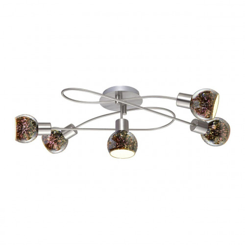 потолочная люстра arte lamp illusione a6125pl-5ss в Нижнем Тагиле