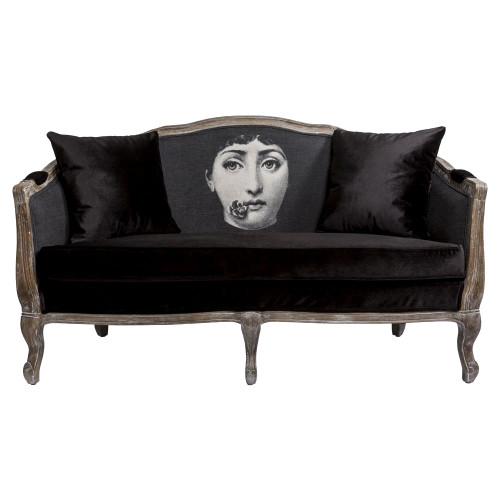 диван «комплимент» fornasetti прямой черный в Нижнем Тагиле