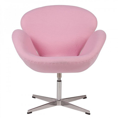 кресло swan chair светло-розовое в Нижнем Тагиле