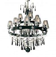 люстра 6886/12+6 v2515 от mm lampadari черная/серая в Нижнем Тагиле