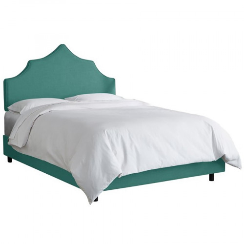 кровать двуспальная 180х200 бирюзовая camille light teal в Нижнем Тагиле
