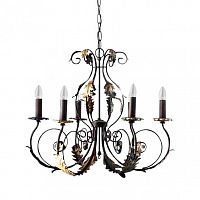 люстра 4962/6_v0580 от mm lampadari коричневая в Нижнем Тагиле