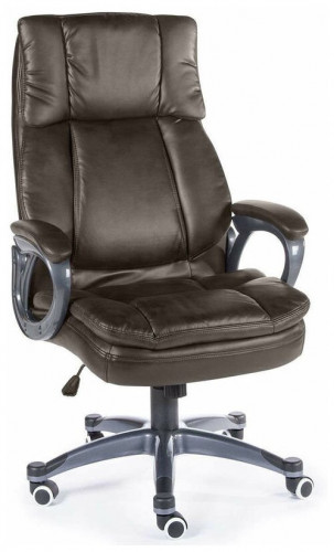 кресло для руководителя norden chairs мэдисон, обивка: искусственная кожа, цвет: экокожа темно-коричневая в Нижнем Тагиле