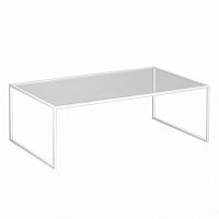 стол журнальный london lite white прозрачное стекло в Нижнем Тагиле