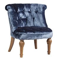 кресло sophie tufted синее в Нижнем Тагиле