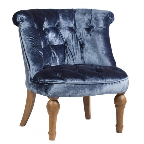 кресло sophie tufted синее в Нижнем Тагиле