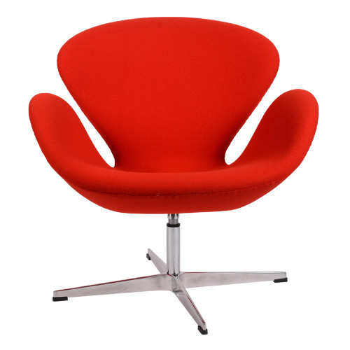 кресло arne jacobsen красное в Нижнем Тагиле