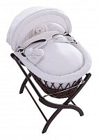колыбель-переноска premium moses basket темная, белое белье в Нижнем Тагиле