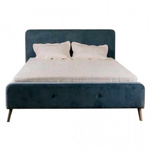 кровать двуспальная 160х200 бирюзовая button tufted в Нижнем Тагиле