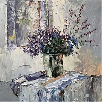 картина маслом сине-фиолетовый в Нижнем Тагиле