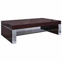 столик журнальный low silver brown коричневый, серый в Нижнем Тагиле