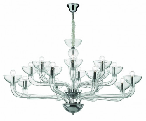 подвесная люстра ideal lux casanova sp16 trasparente в Нижнем Тагиле