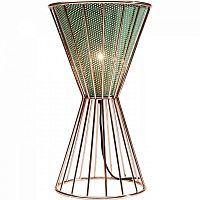 лампа настольная hourglass зеленая в Нижнем Тагиле