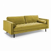диван bogart sofa 3 трехместный темно-желтый от la forma (ex julia grup) в Нижнем Тагиле
