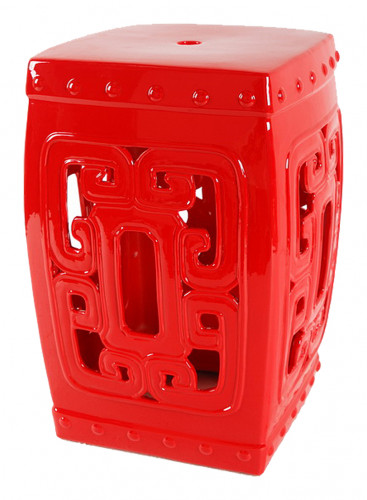 керамический столик-табурет oriental stool red в Нижнем Тагиле