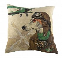 подушка с собакой-пилотом doggie fighters green в Нижнем Тагиле