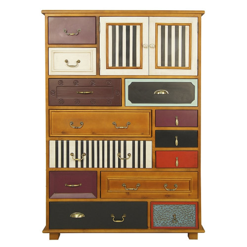 комод «gouache birch» вертикальный разноцветный в Нижнем Тагиле