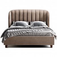 кровать двуспальная 180х200 бежево-розовая tulip в Нижнем Тагиле