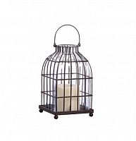 подсвечник-фонарь металлический клетка bird in cage ii, 22 см в Нижнем Тагиле