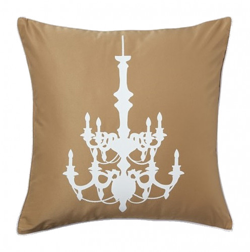 подушка с рисунком канделябра chandelier mustard в Нижнем Тагиле