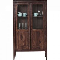 шкаф-витрина brooklyn walnut коричневый 100x40 в Нижнем Тагиле