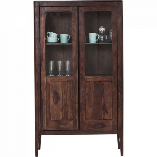 шкаф-витрина brooklyn walnut коричневый 100x40 в Нижнем Тагиле