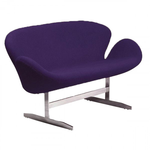 диван swan sofa прямой фиолетовый в Нижнем Тагиле