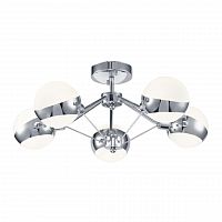 потолочная люстра freya silvia fr5009cl-05ch белая в Нижнем Тагиле