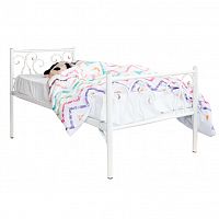 кованая кровать детская 70х160 белая лацио kids в Нижнем Тагиле