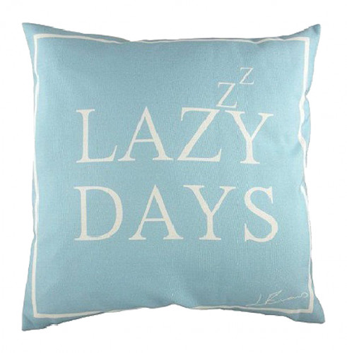 подушка с надписью lazy days в Нижнем Тагиле