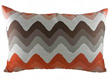 подушка с цветными волнами orange chevron в Нижнем Тагиле