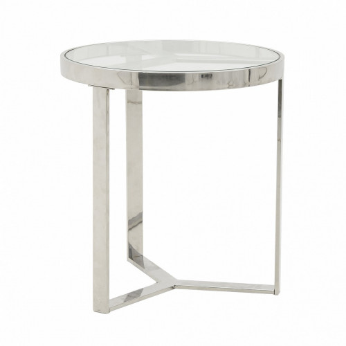 стол silver glass small серебристый, прозрачный в Нижнем Тагиле
