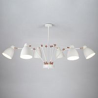 потолочная люстра eurosvet loft 70084/6 белый в Нижнем Тагиле