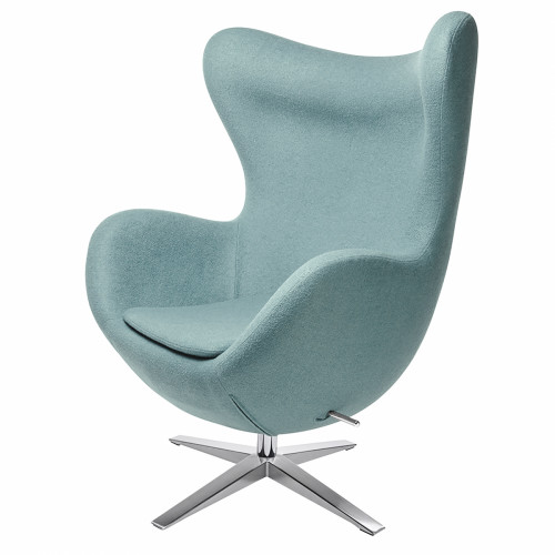кресло egg chair светло-голубое в Нижнем Тагиле