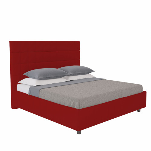 кровать двуспальная 160х200 краснаяshining modern в Нижнем Тагиле