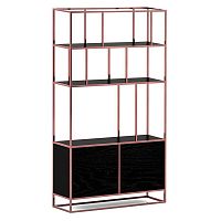 стеллаж makella new copper черный дуб в Нижнем Тагиле