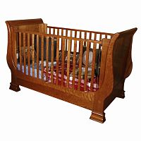 кроватка детская с матрасом коричневая day bed в Нижнем Тагиле