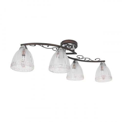 потолочная люстра idlamp nield 232/4pf-blackchrome в Нижнем Тагиле