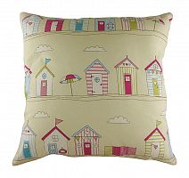 подушка с принтом beach huts pink в Нижнем Тагиле