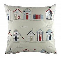 подушка с принтом beach huts blue в Нижнем Тагиле